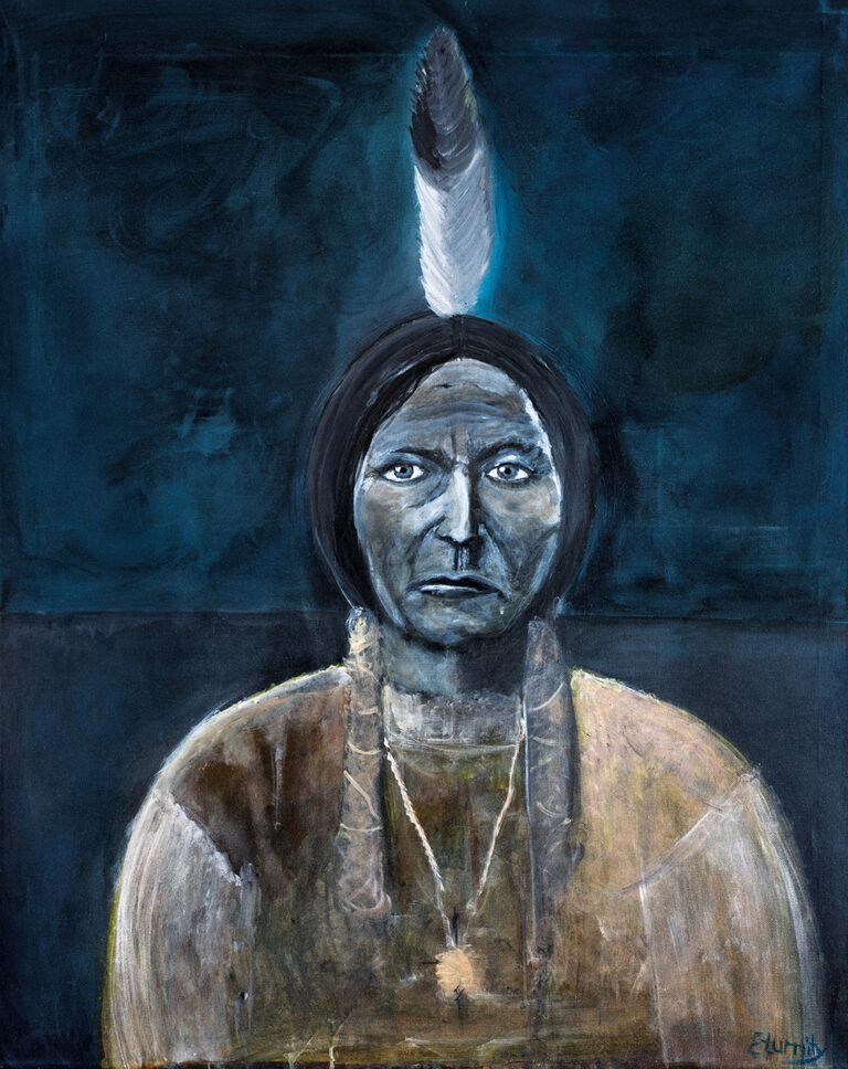 Obraz Sedící býk od autora Eva Turnová