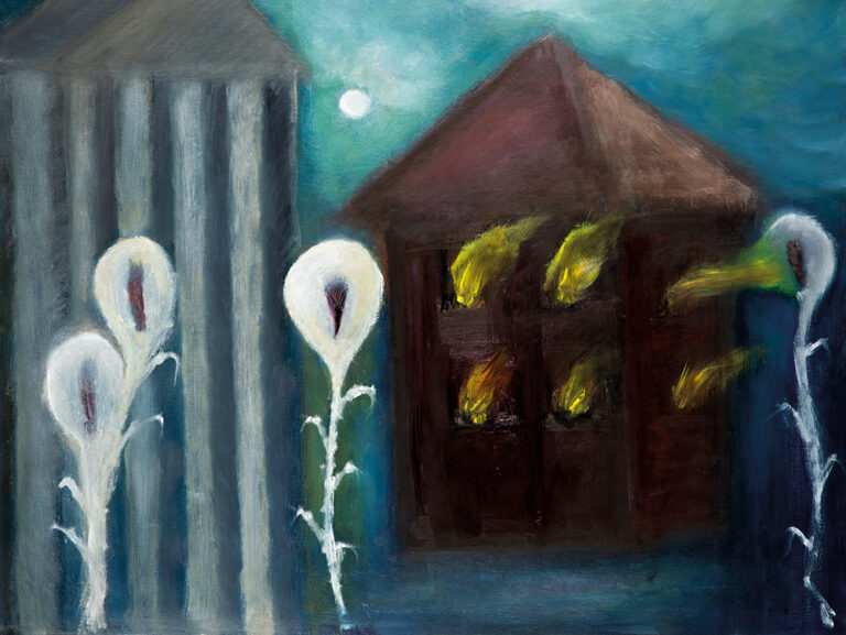 Obraz Hořící dům od autora Eva Turnová