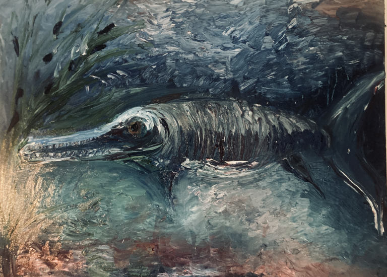 Obraz Ichtyosaurus od autora Eva Turnová