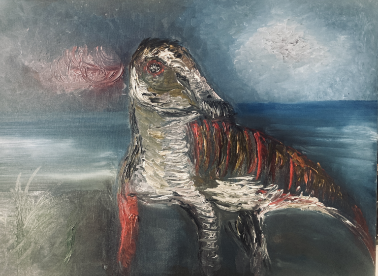 Obraz Kachnozubý hadrosaurus od autora Eva Turnová